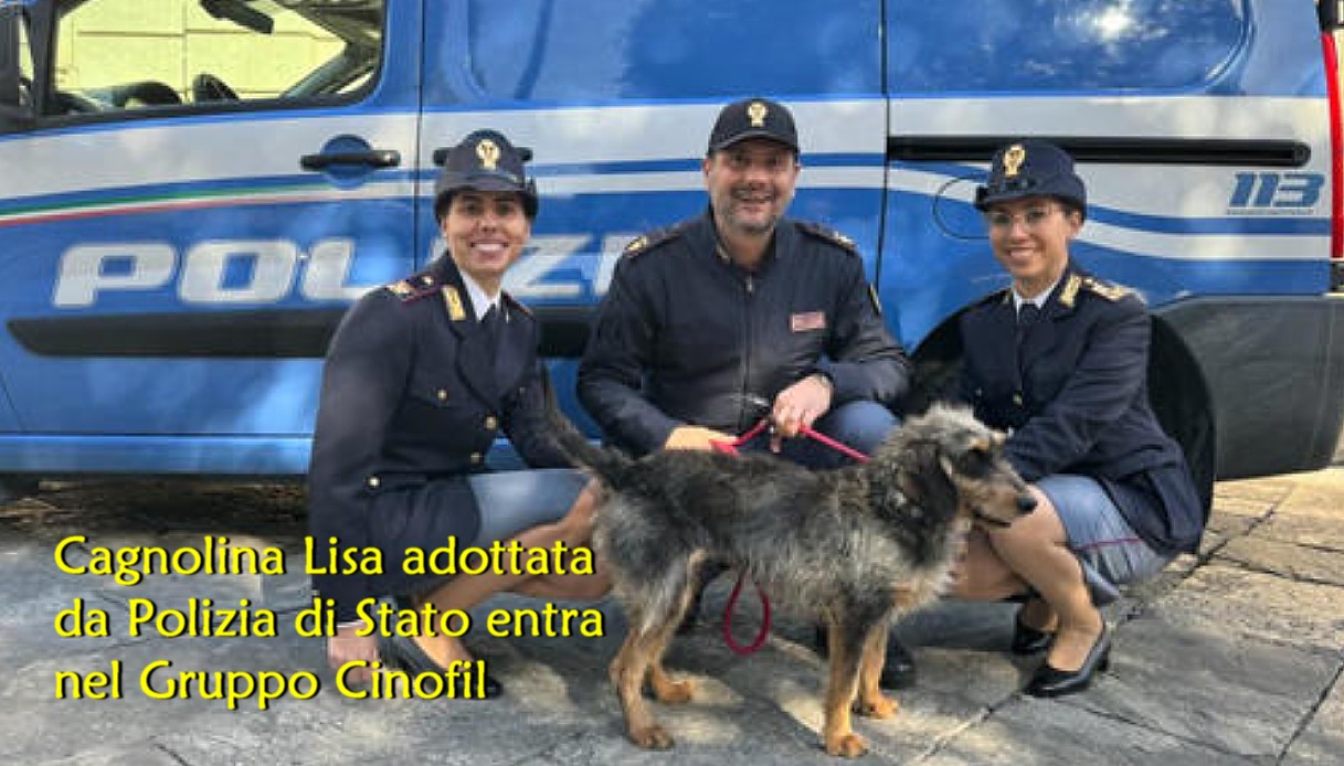 Reggio Calabria: Cagnolina adottata da Polizia di Stato entra nel Gruppo Cinofili