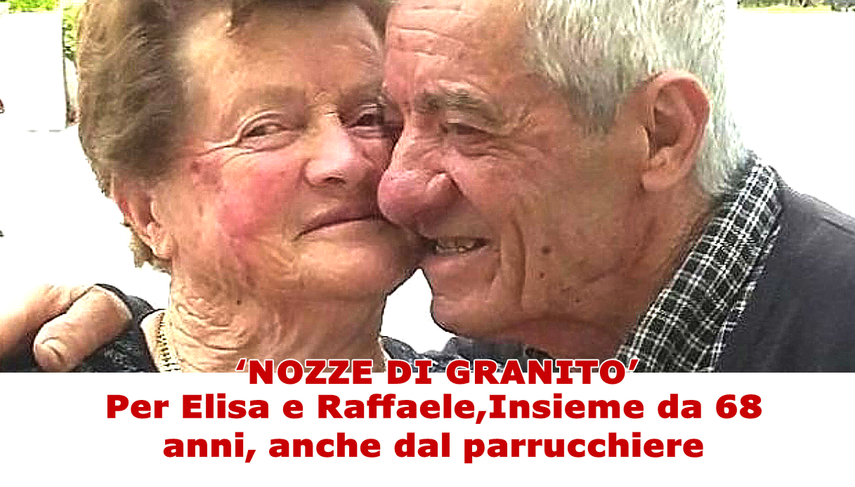 Elisa e Raffaele,Insieme da 68 anni, anche dal parrucchiere