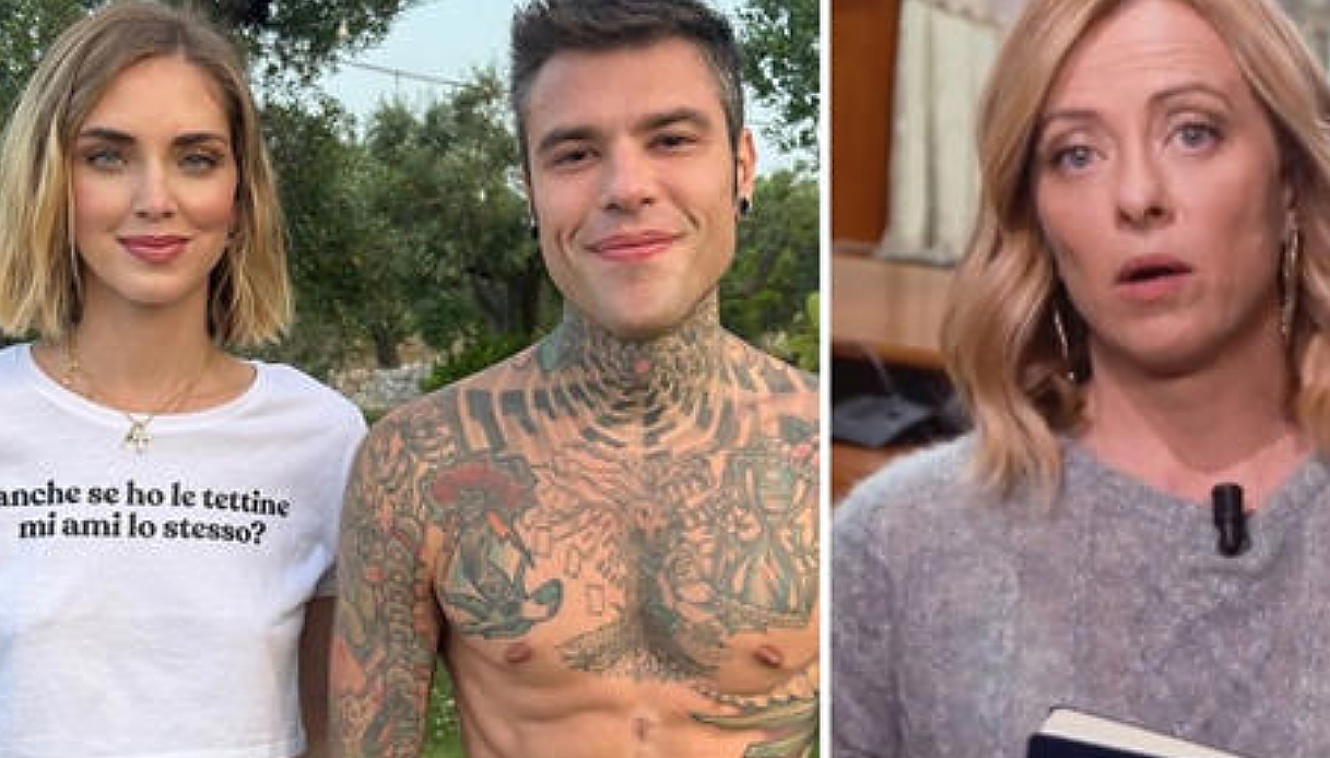 Giorgia Melonicontro Chiara Ferragni: «Diffidate dalle persone sul web». Fedez difende la moglie: «Noi diffidiamo da voi politici». Ecco cosa è successo