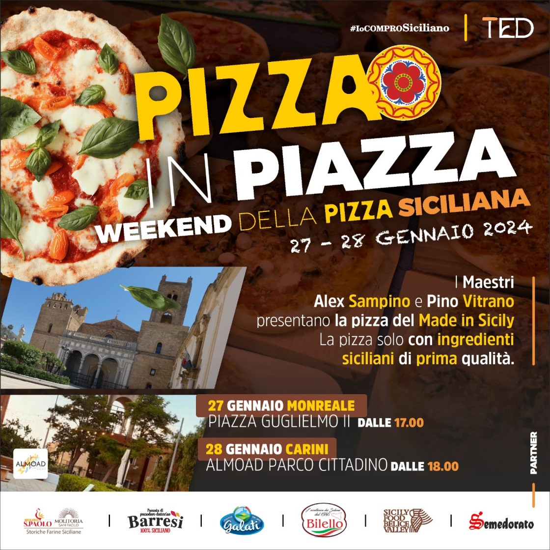 ''pizza in piazza'', a monreale e carini un week end con le specialitï¿½ made in sicily