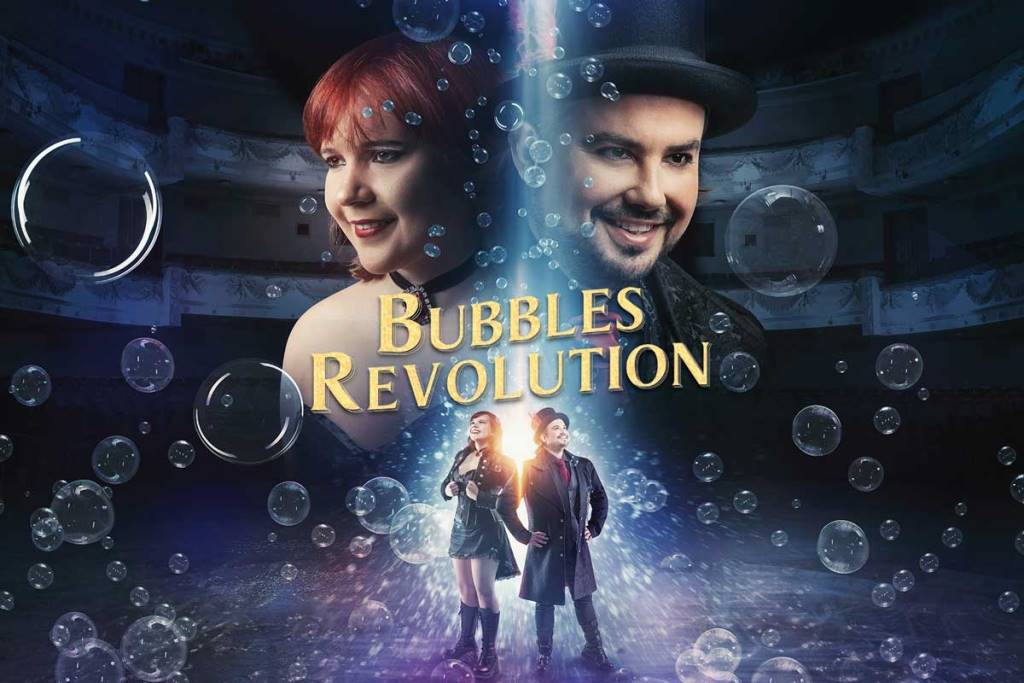 Teatro biondo, per la prima volta a palermo il piï¿½ grande show di bolle di sapone: ''bubbles revolution''