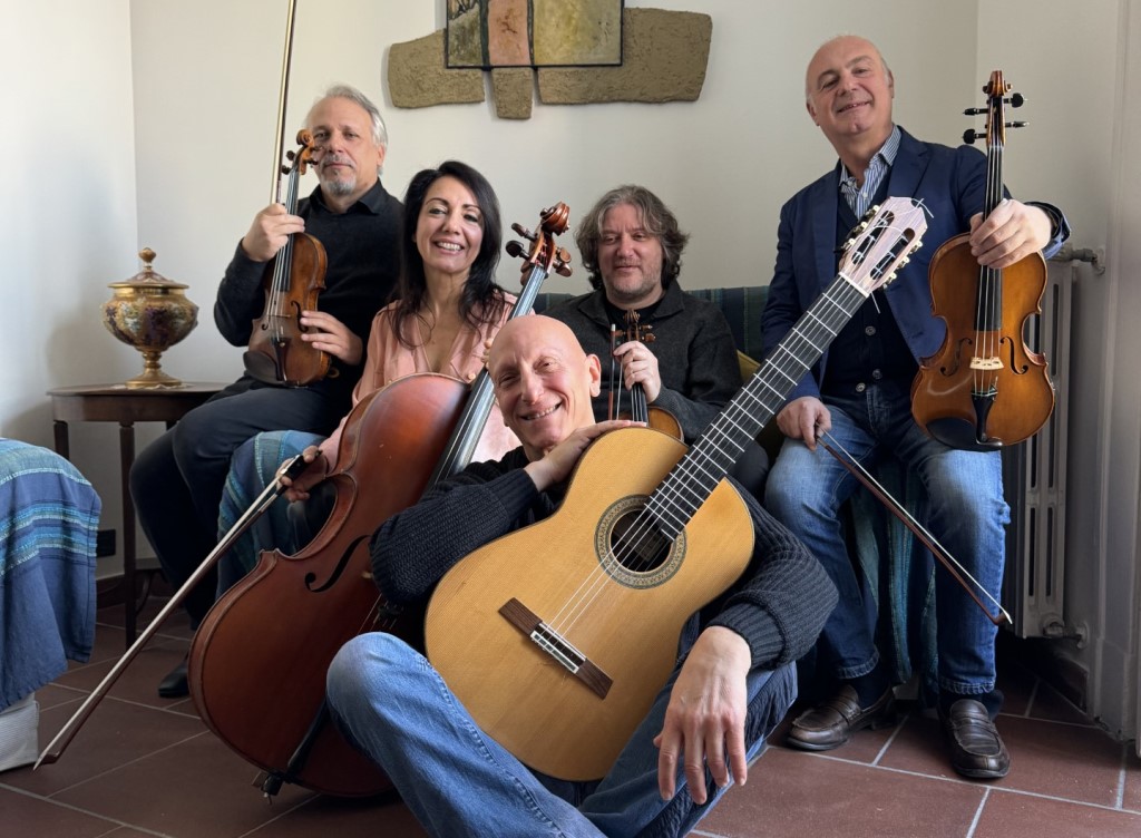 La chitarra di marco cappelli insieme al quartetto gagliano: agli amici della musica l'incontro fra classica, novecento e prime assolute