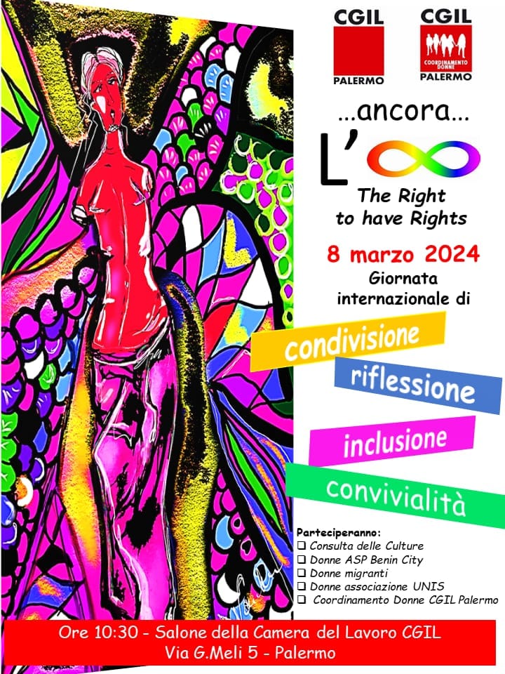 8 marzo, alla cgil giornata di inclusione, condivisione e riflessione con le donne delle comunitï¿½ migranti e la consulta delle culture