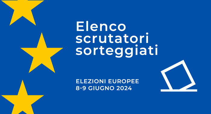 Elezioni europee 2024, pubblicata la graduatoria degli scrutatori di palermo