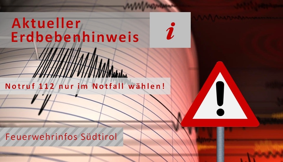 TERREMOTO MAGNITUDO 4.1 IN FRIULI VENEZIA GIULIA. AVVERTITO ANCHE IN  ALTO ADIGE, IN PARTICOLARE IN PUSTERIA 