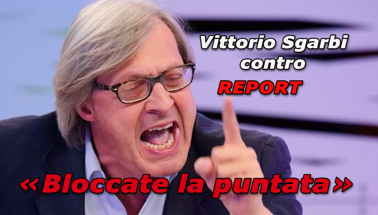  Vittorio Sgarbi contro Report: «Bloccate la puntata di questa sera». Il caso del quadro 